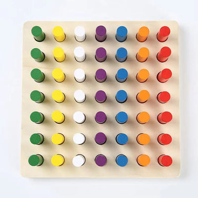 Cylindres à encastrer Montessori en bois - Meilleurs jouets Montessori