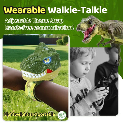 Walkie Talkies de Muñeca DinoTalk™ - Juego de Aventura Dino Manos Libres (Paquete de 2)
