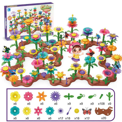 Juego de Construcción Jardín de Flores