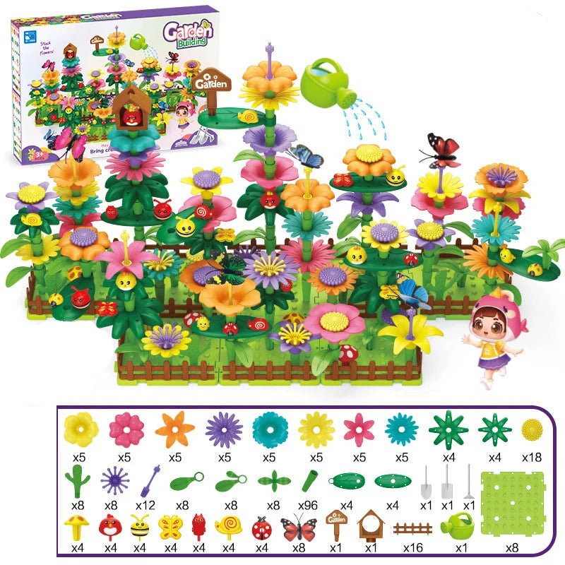 Juego de Construcción Jardín de Flores
