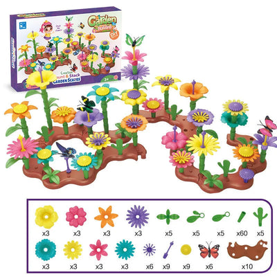 Juego de Construcción Jardín de Flores