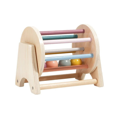 Jouet en bois pour l'éducation de la petite enfance, table roulante, tambour, bébé, pensée logique, entraînement à la coordination œil-main