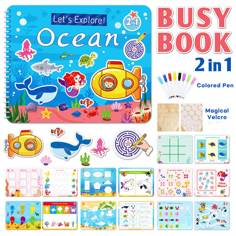 Autocollants d'apprentissage précoce Lumières Jeux de nourriture Livre à rabats