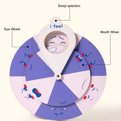 Jeu de puzzle amusant pour la famille, spinners d'expression faciale en bois, défi de coordination œil-main, jouet interactif, jeu de table de société, cadeau pour enfants