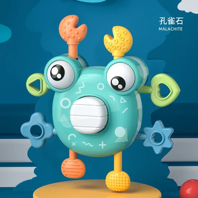 Crab Pull Toy™ – Amusement à tirer et à attraper – Jouet de dentition sensoriel en forme de crabe