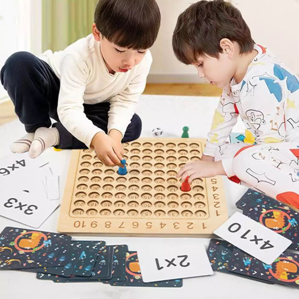 Multiplication Math Board Game - Mathematics Toys