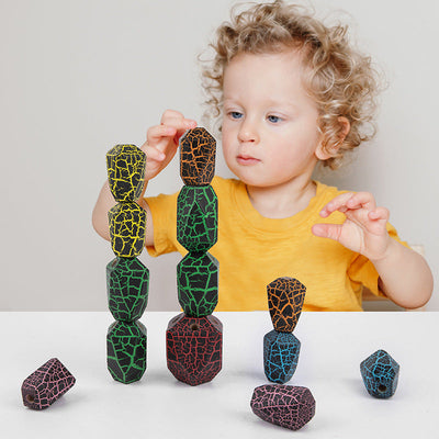 Blocs de cactus en bois - Les meilleurs jouets à construction libre