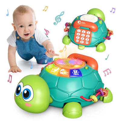 Fidtoy Crawling Turtle Musical Baby Toy