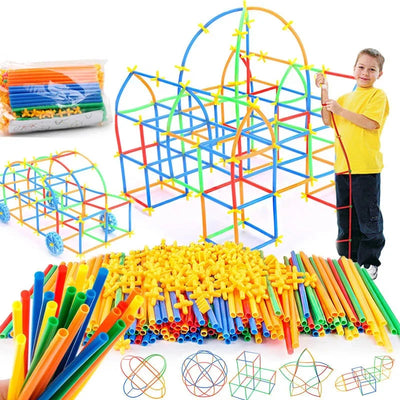 BuildPlay – Fantaisie & Habileté – Tubes de construction avec connecteurs