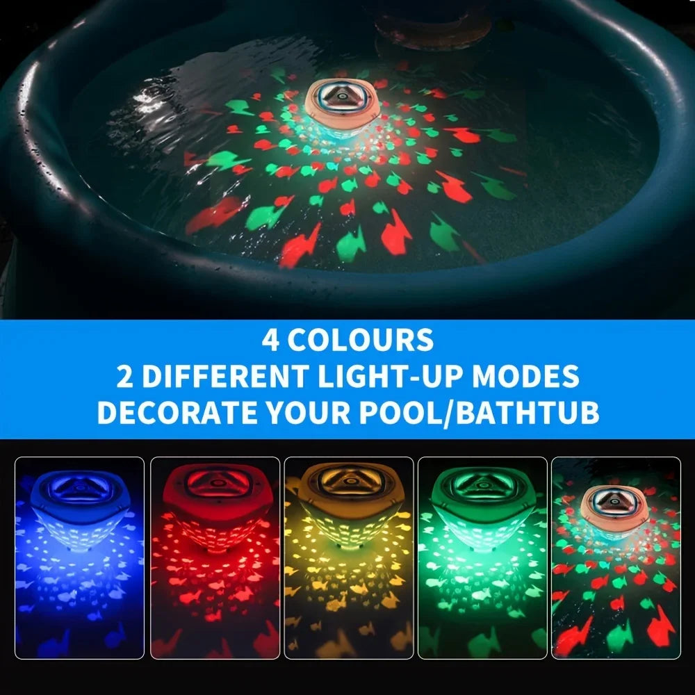 Aqua Party Light™ – Zwemfeestje in Bad – Visjes Lichtprojectie