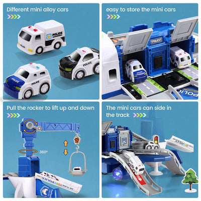 Fidtoy Transport Cargo Avion Jouet pour Enfants de 3 ans et plus
