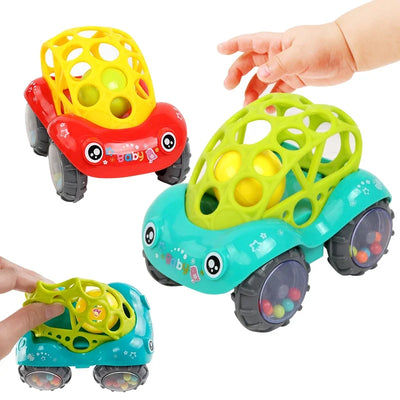 Ball Car™ - Rollende Rammelpret - Speelgoedauto