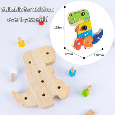 Dino Screwdriver Board™ - Tourne et Découvre - Jouet Sensoriel