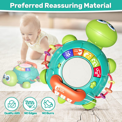 Fidtoy Crawling Turtle Musical Baby Toy