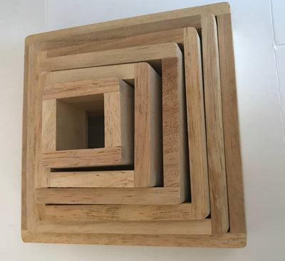 Kidpik Wooden Magnifying Blocks - Sensory toys