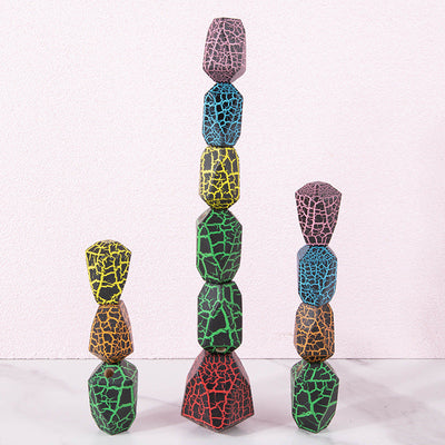 Blocs de cactus en bois - Les meilleurs jouets à construction libre