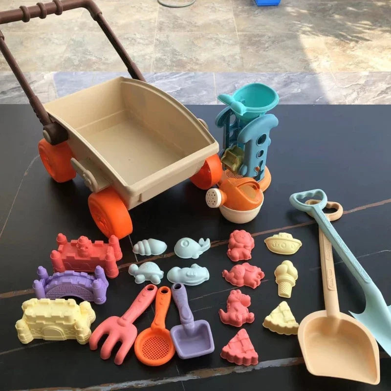 Beach Cart Set™ – Zomer Zandpret – Strandspel Set