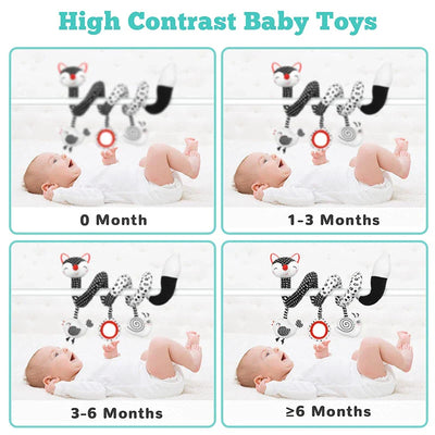 Baby Spiral Toy™ - Autostoel & Kinderwagen Speelgoed
