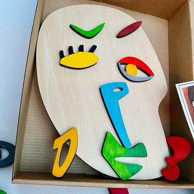 Rompecabezas facial Montessori estilo Picasso - Juguetes de logopedia