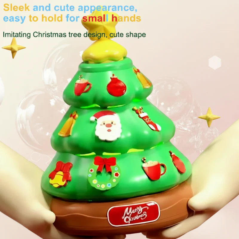 BubbleTree – Magique et ludique – Sapin de Noël avec musique et bulles