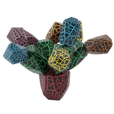 Blocs de cactus en bois - Les meilleurs jouets à construction libre