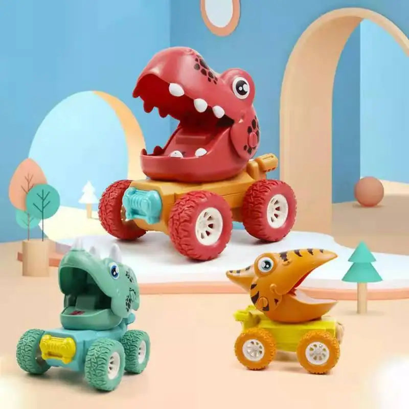 Dino Monstertruck™ - Course de dinosaures à pousser - Voitures Dino