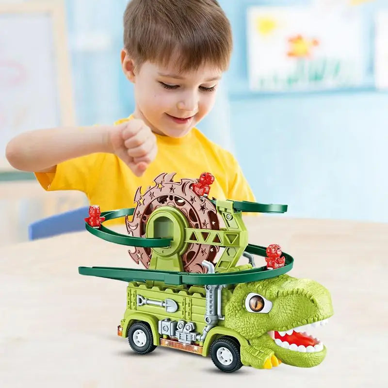 Dino Slide Truck™ - grimpez et courez avec les dinosaures ! - Camion Dinosaure