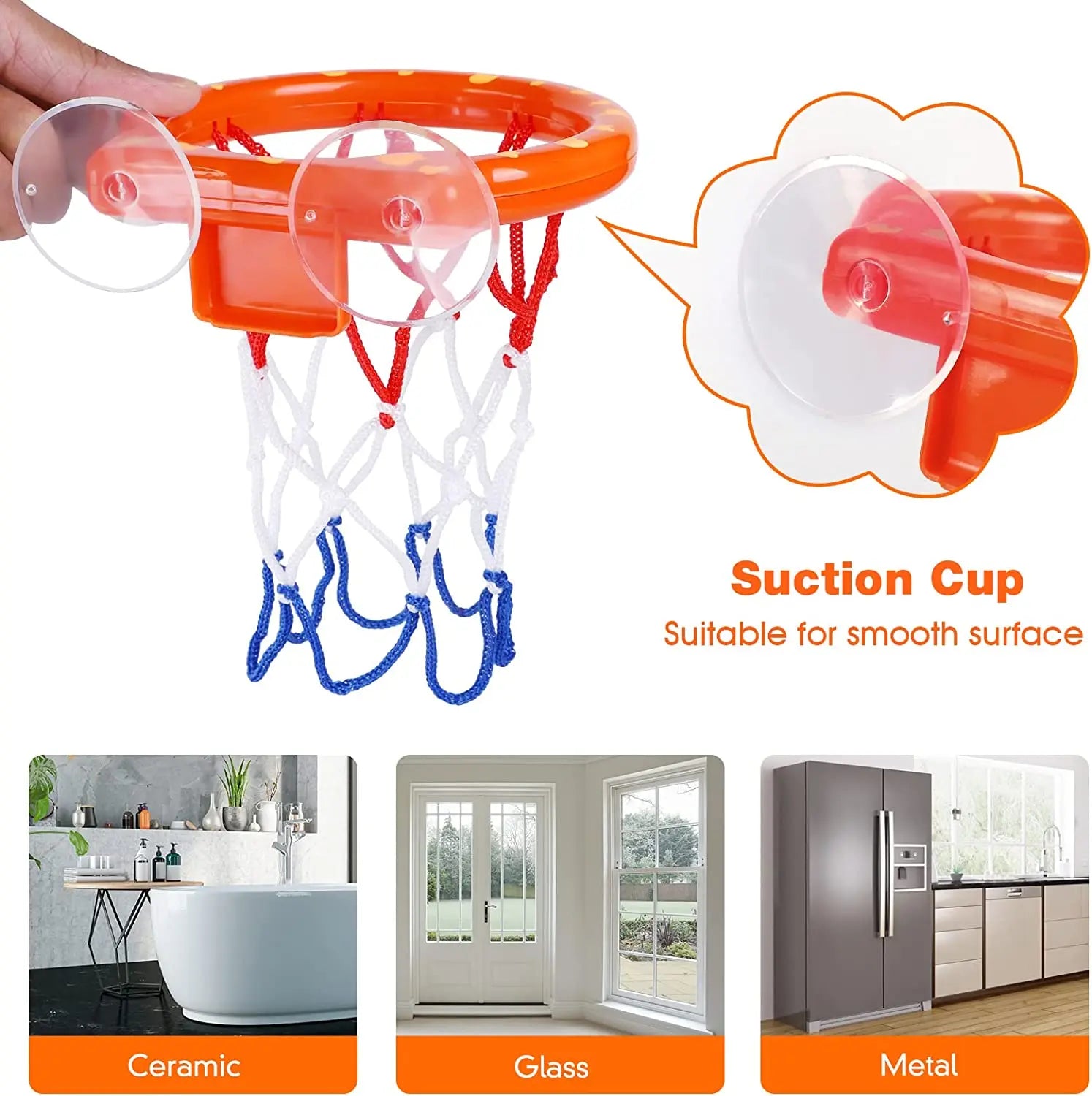Bath Basketball™ – Plaisir de marquer éclaboussant – Set de jouets de bain de basketball