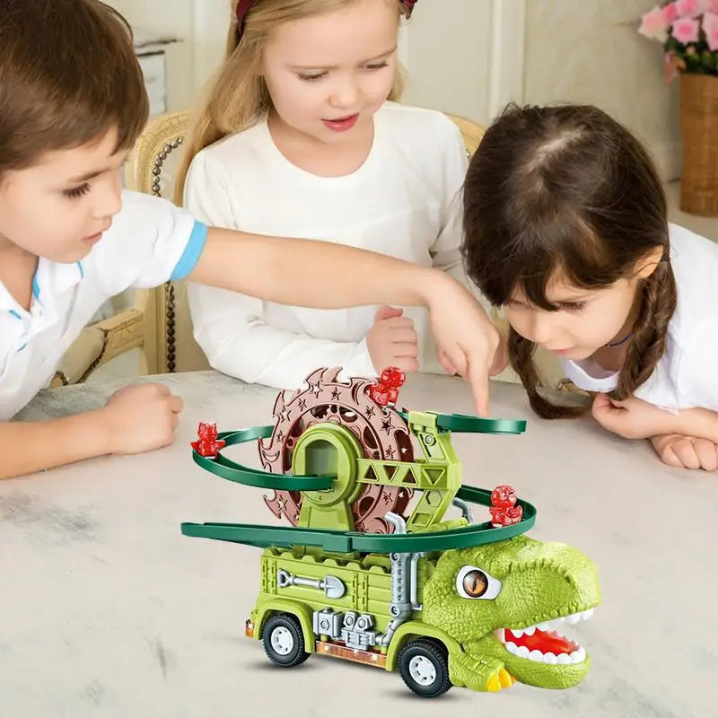 Dino Slide Truck™ - grimpez et courez avec les dinosaures ! - Camion Dinosaure