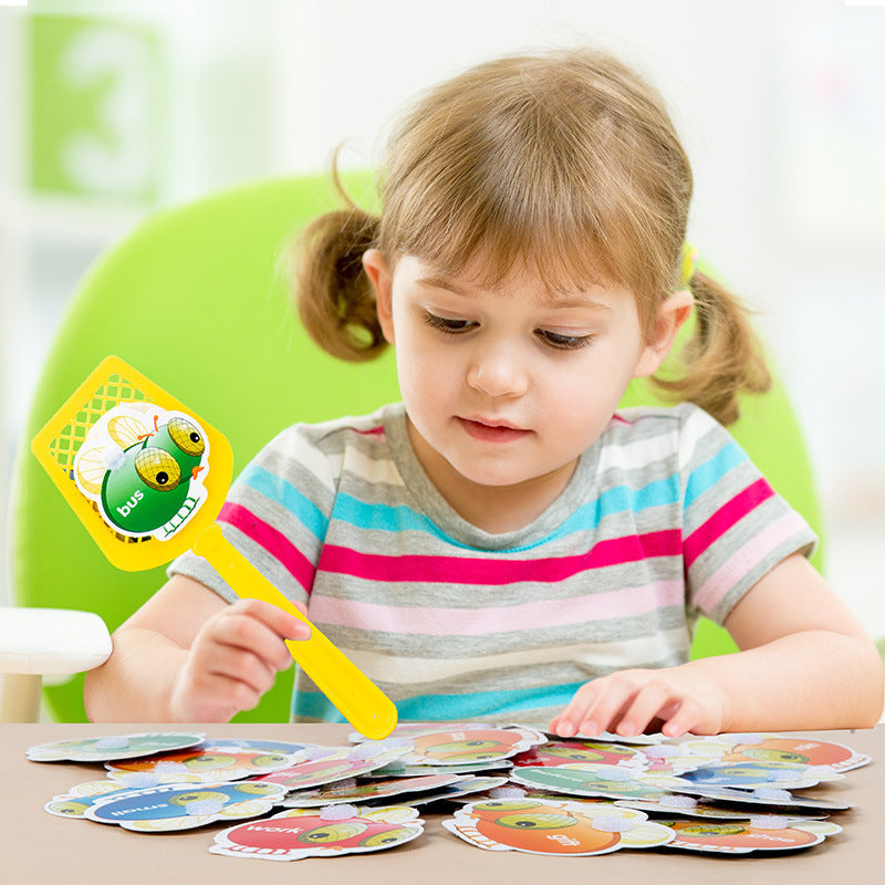 Aprende la palabra Vence el juego de la mosca - Juguetes de aprendizaje del alfabeto