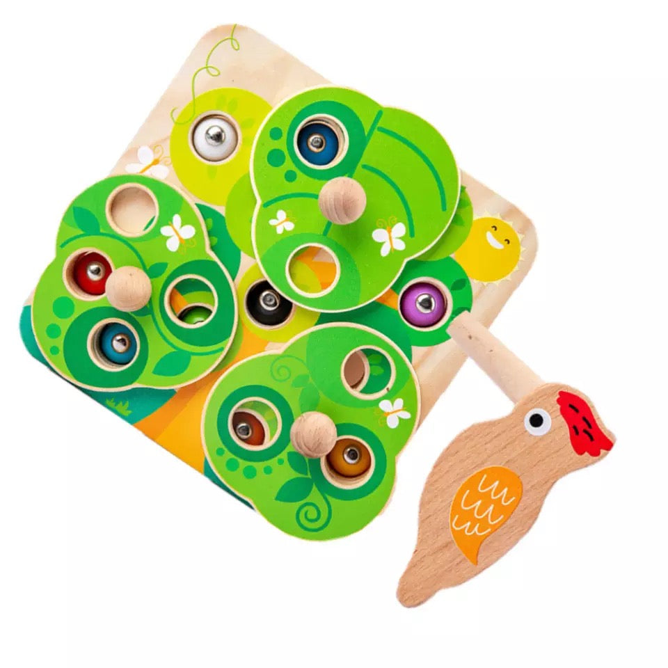 Juego magnético de madera Atrapa el bicho - Juguetes de motricidad fina