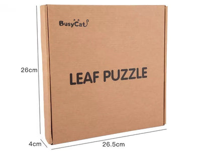 Wooden Leaf Puzzle- Fine motor skills toys