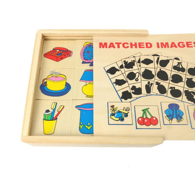 Jeu d'ombres en bois - Jouets éducatifs mathématiques