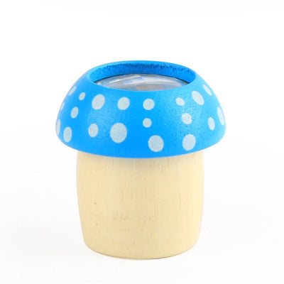 Set de 8 caleidoscopios de madera con forma de hongo - Juguetes sensoriales