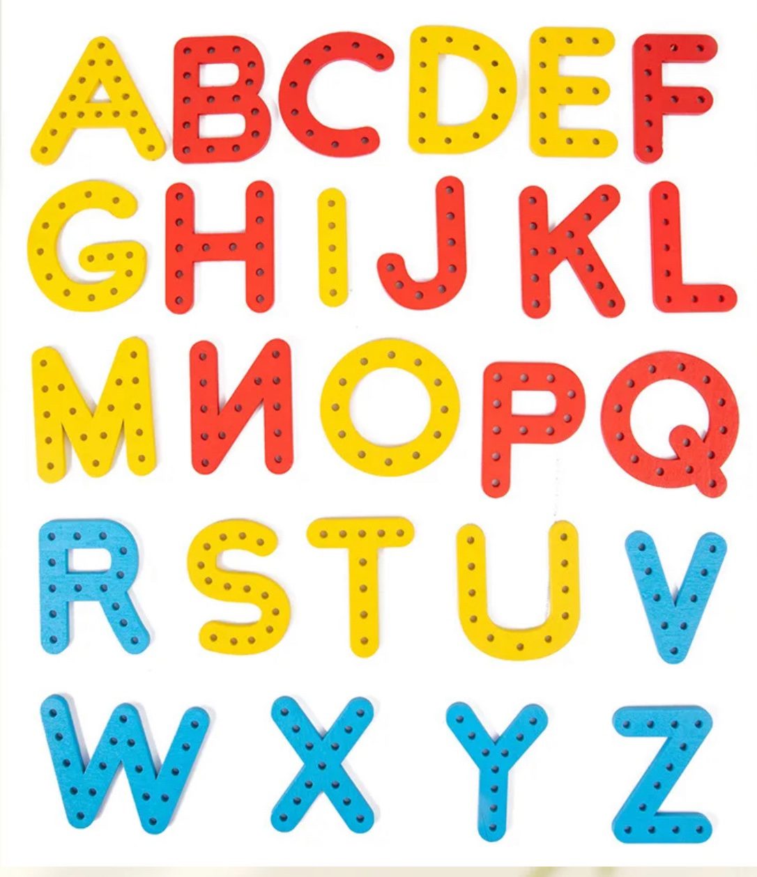 Laçage de lettres et de chiffres | Activité de motricité fine et d'éveil à la lecture