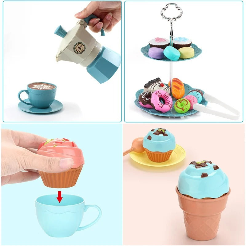 Cafe Set™ - Barista & Pâtissier en herbe - Set de jeu Café et Boulangerie