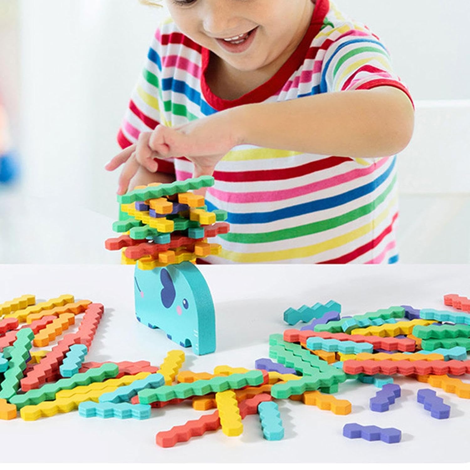 Juego de patrones y rompecabezas de panal