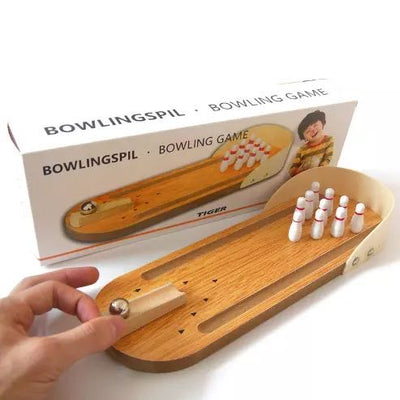 Mini jeu de bowling en bois - Jouets de motricité fine
