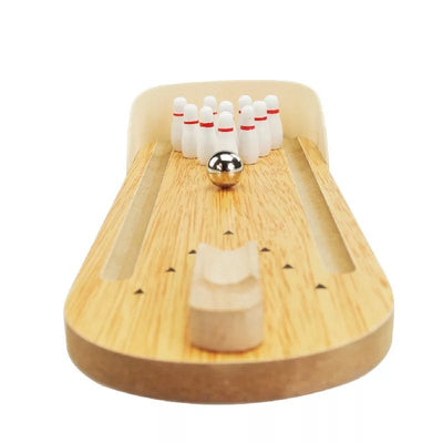 Mini jeu de bowling en bois - Jouets de motricité fine