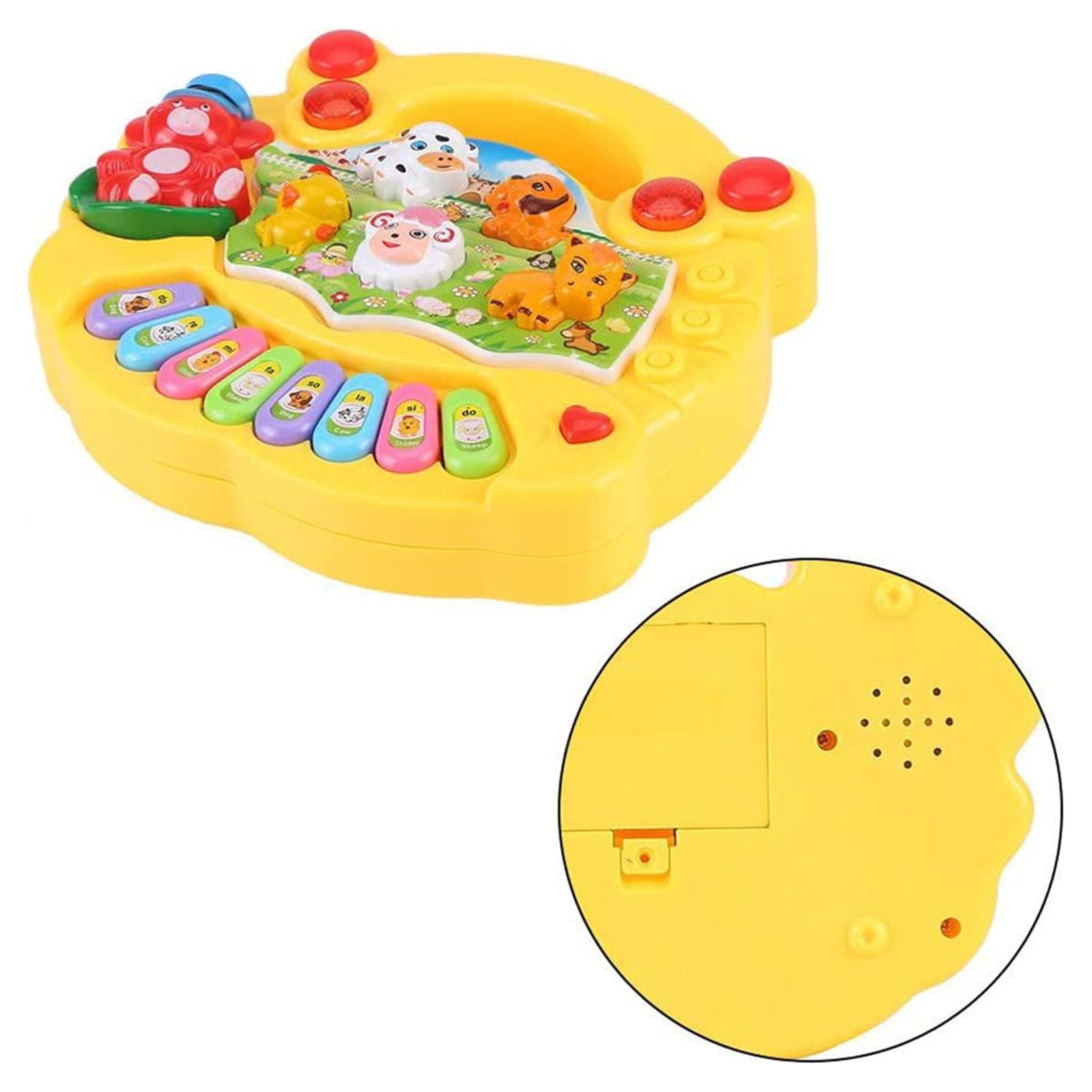 Piano de la granja de animales Montessori