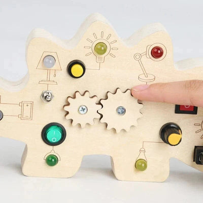 Fidtoy Montessori Button Board