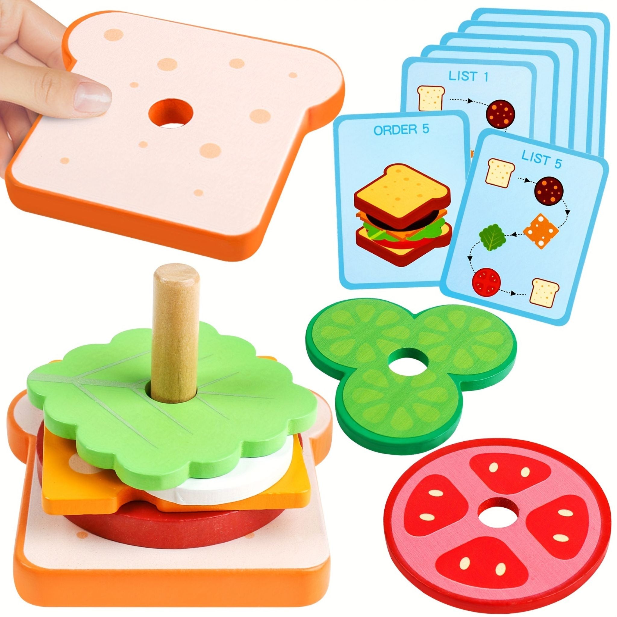Constructeur de hamburgers Montessori