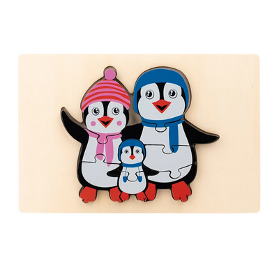 Animal Puzzle™ – Découvrez et Apprenez – Puzzle en Bois Cartoon