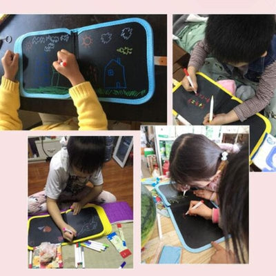 Pizarra de dibujo y garabatos Montessori para niños