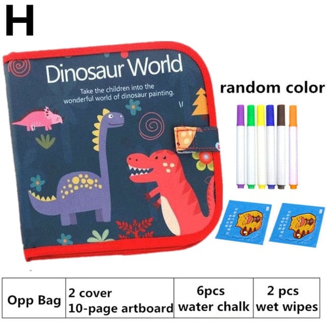 Pizarra de dibujo y garabatos Montessori para niños