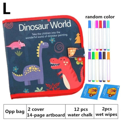 Pizarra de dibujo y garabatos Montessori para niños