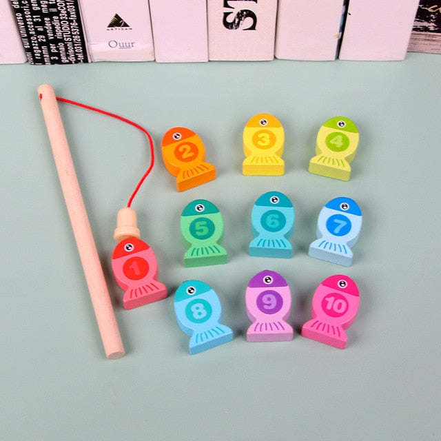 Fidtoy Jouets éducatifs en bois Montessori pour enfants