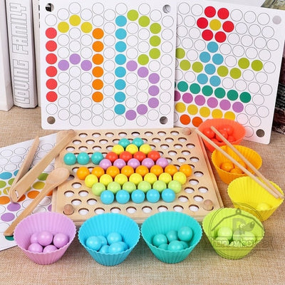 Fidtoy Jouets éducatifs en bois Montessori pour enfants
