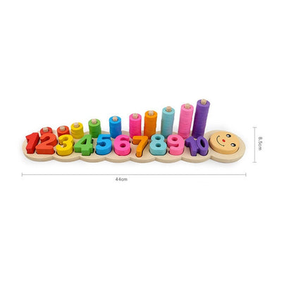Fidtoy Jouets éducatifs en bois Montessori pour enfants