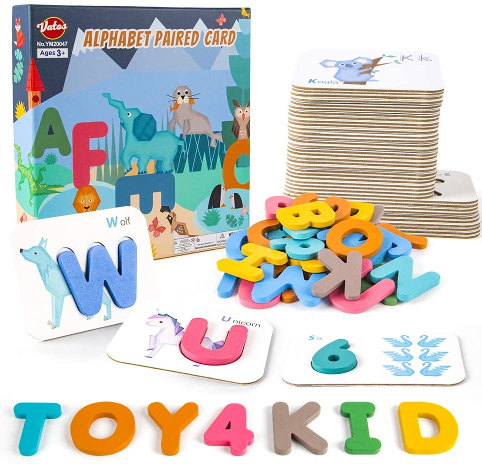 Fidtoy Jouets éducatifs en bois Montessori pour enfants